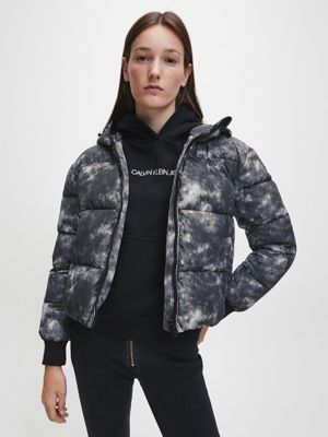 calvin klein padded jacket women's