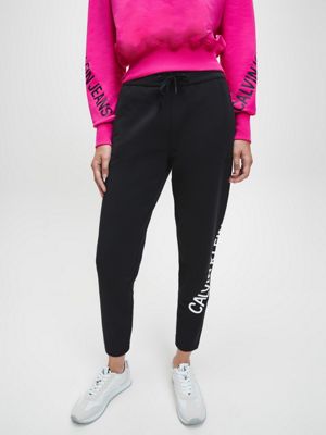  stretch fleece logo joggers for women calvin klein jeans