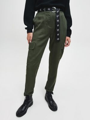 belted cargo pants