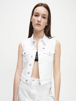 calvin klein white vest