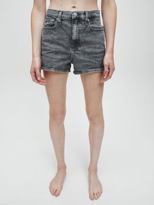 calvin klein denim shorts womens