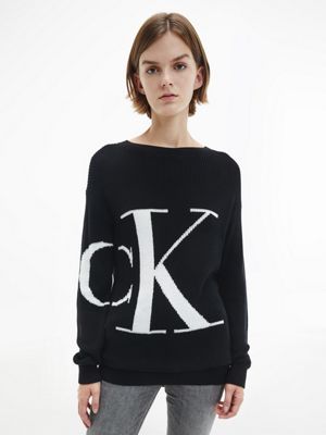 womens grey calvin klein jumper