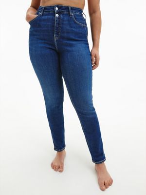 calvin klein women's jeans plus size