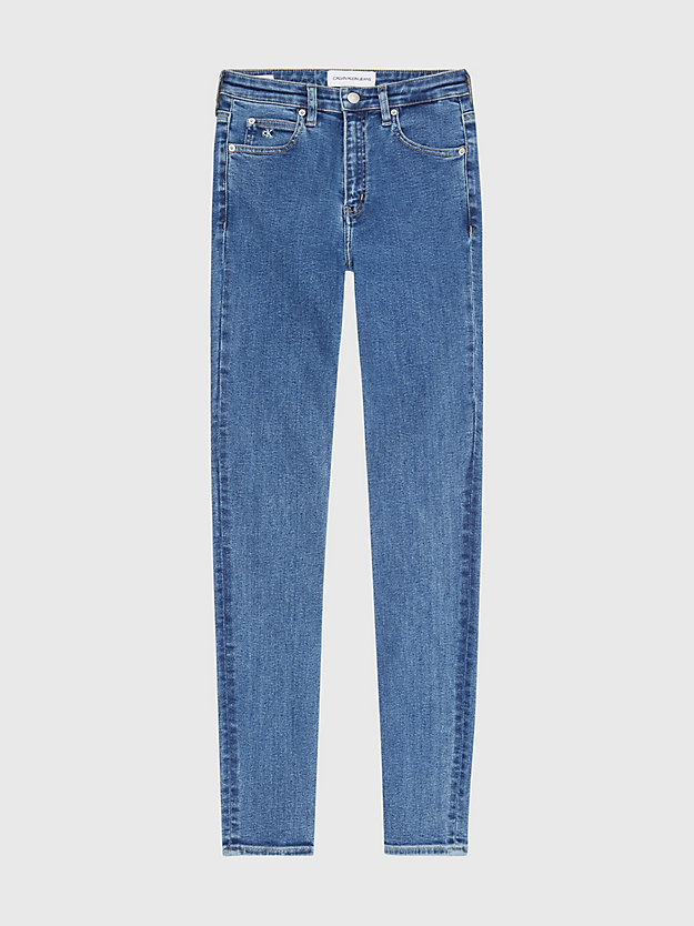 blue high rise skinny jeans for women calvin klein jeans