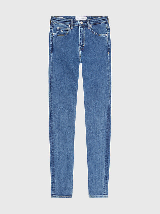 jean skinny high rise denim pour femmes calvin klein jeans