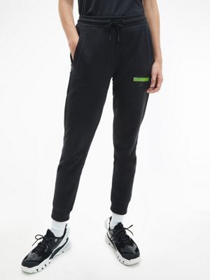 calvin klein womens joggers black