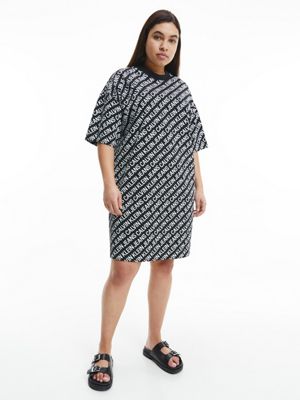 plus size calvin klein t shirt dress