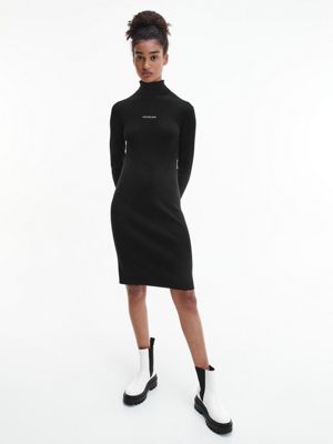 roll neck jumper dresses