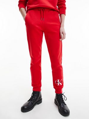 calvin klein velvet joggers