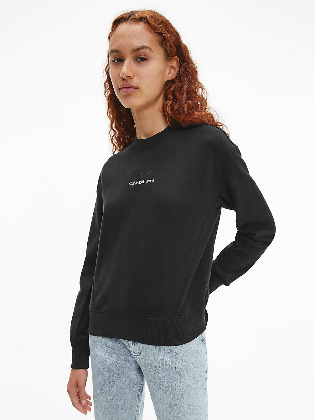 CK BLACK Monogram Sweatshirt undefined women Calvin Klein