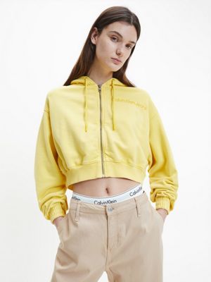 cropped zipup hoodie
