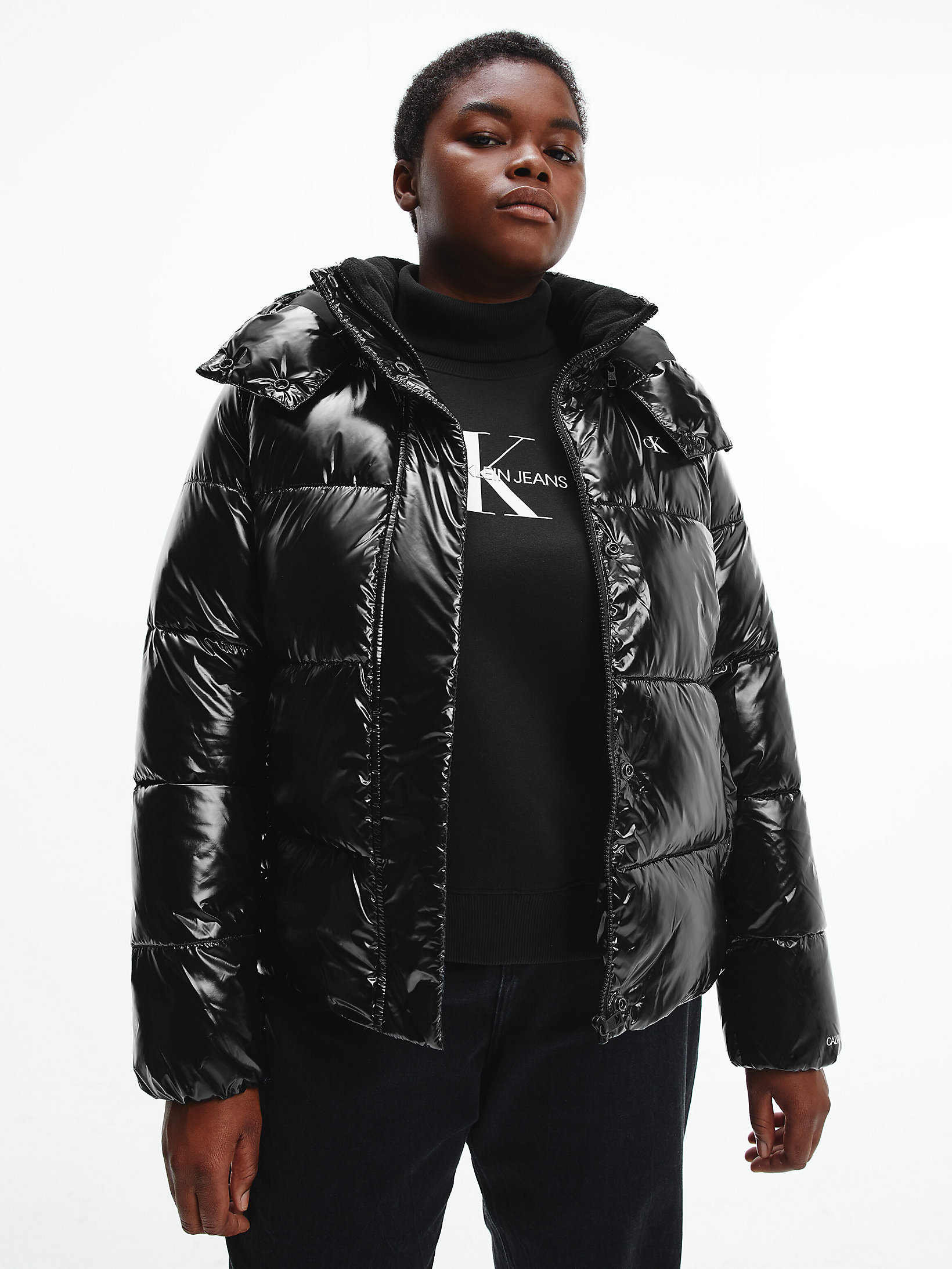 Plus Size High Shine Puffer Jacket Calvin Klein® | J20J218418BEH