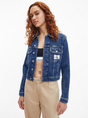 cropped denim jacket