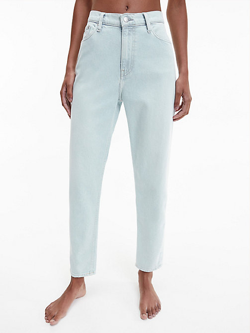 Calvin Klein Dames Kleding Broeken & Jeans Jeans High Waisted Jeans Petite High Rise Mom jeans 