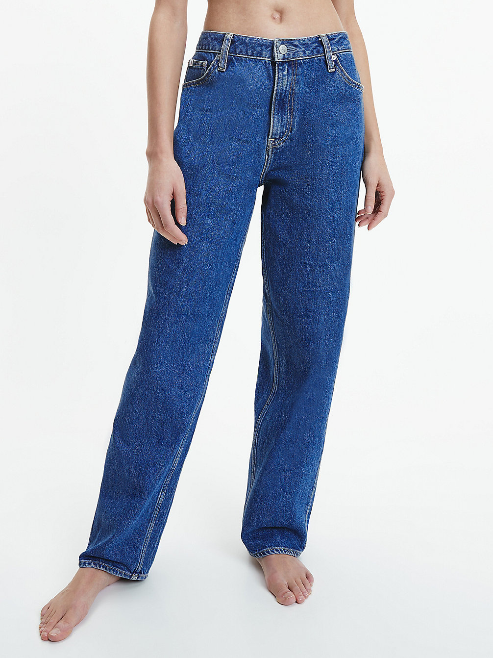 DENIM MEDIUM 90's Straight Jeans undefined women Calvin Klein