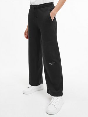 Calvin Klein Donna Abbigliamento Pantaloni e jeans Pantaloni Pantaloni a palazzo Pantaloni a gamba larga e vita alta 