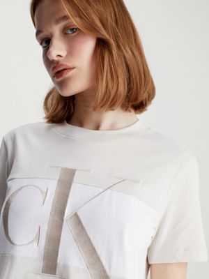 Robe t shirt avec monogramme Calvin Klein J20J218862ACF