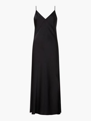 Satin Midi Slip Dress - CK Silhouettes Calvin Klein® | J20J218926BEH