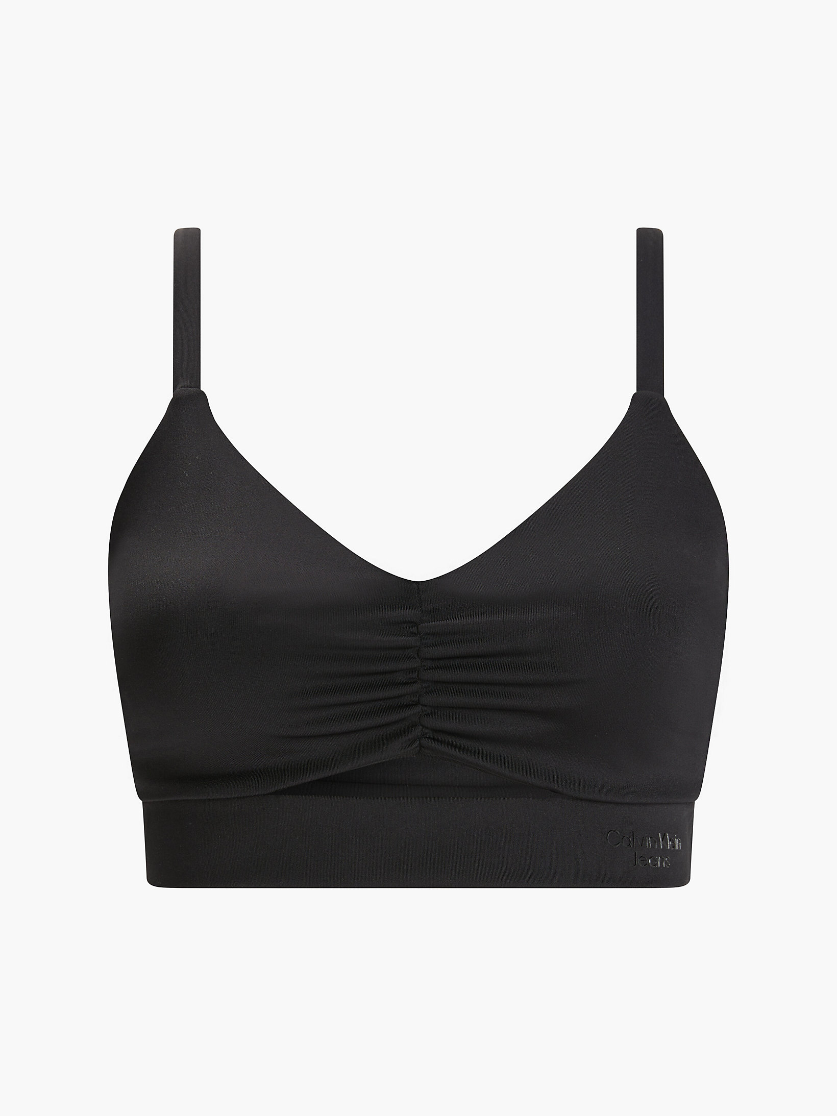 CK Black Cut Out Cropped Top undefined women Calvin Klein
