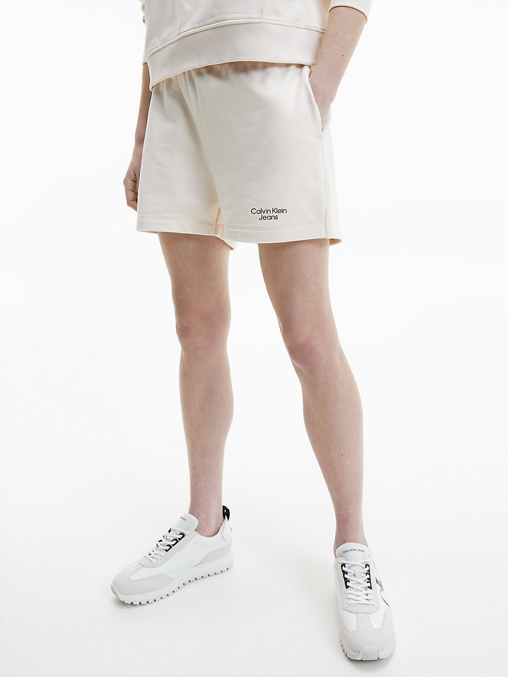 EGGSHELL Organic Cotton Jogger Shorts undefined women Calvin Klein