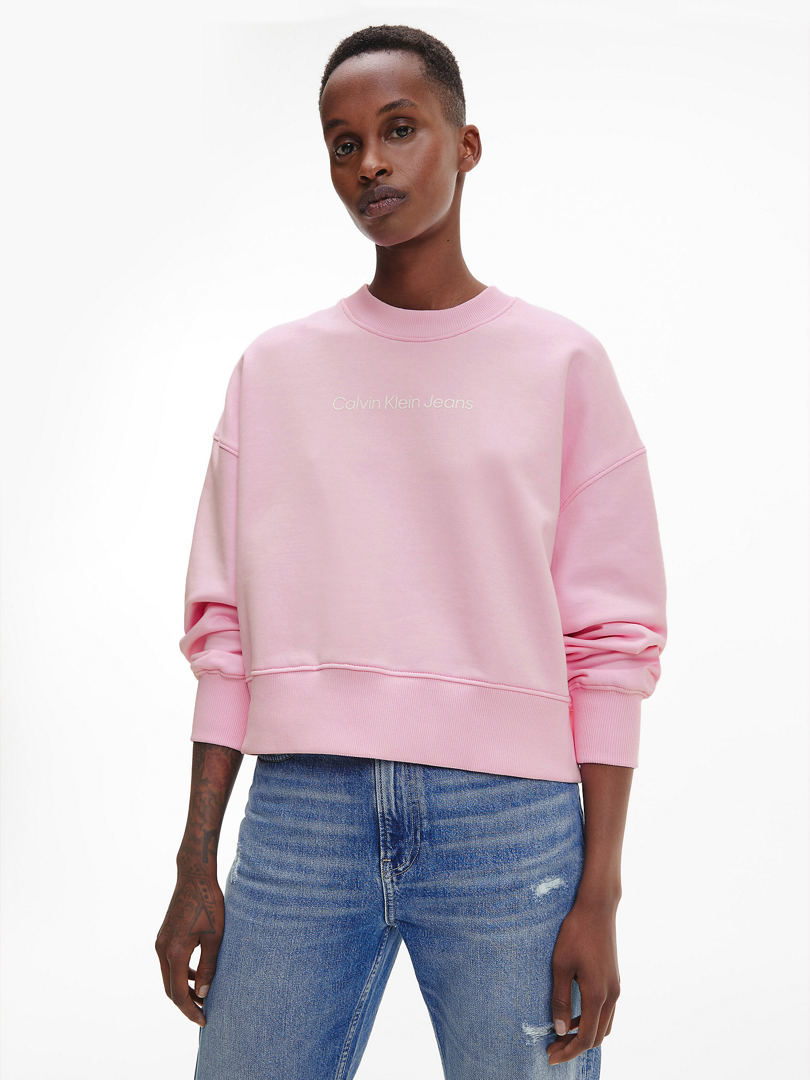 Bella Relaxed Logo-Sweatshirt undefined Damen Calvin Klein