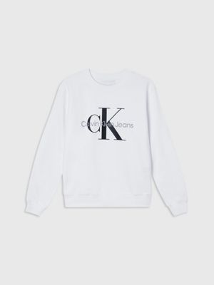 Calvin klein jeans monogram deals logo sweatshirt