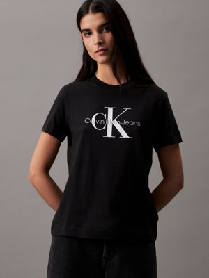 Calvin Klein Damen T-Shirt BH ICON - MODERN, Einfarbig, Gr. 75D