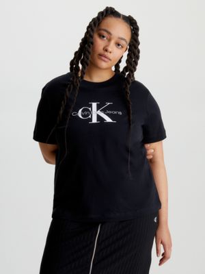 band piloot hervorming Grote maat monogram T-shirt Calvin Klein® | J20J219149BEH