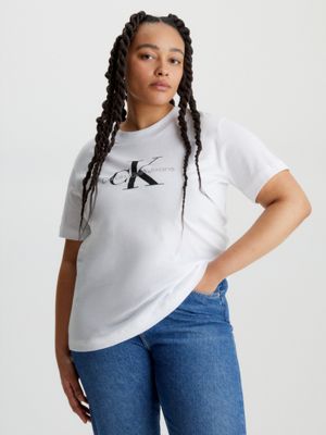 Calvin Klein Jeans Girls White Exploded Monogram Sweatshirt