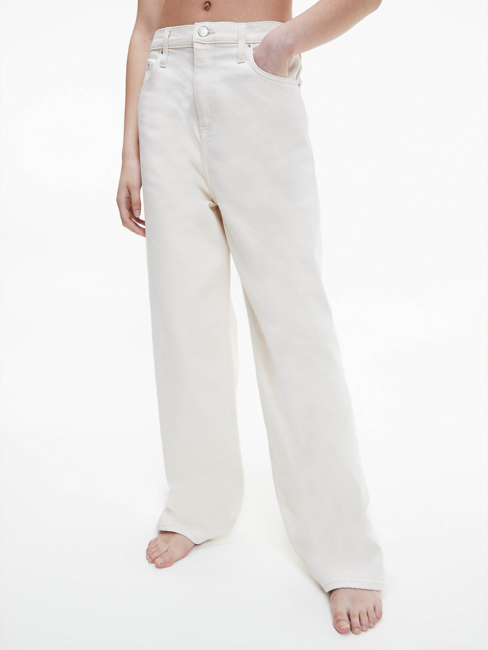 Crescent Moon Relaxed Jeans Mit Hoher Bundhöhe - CK One undefined Damen Calvin Klein