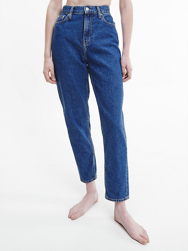 blue mom jeans für damen - calvin klein jeans