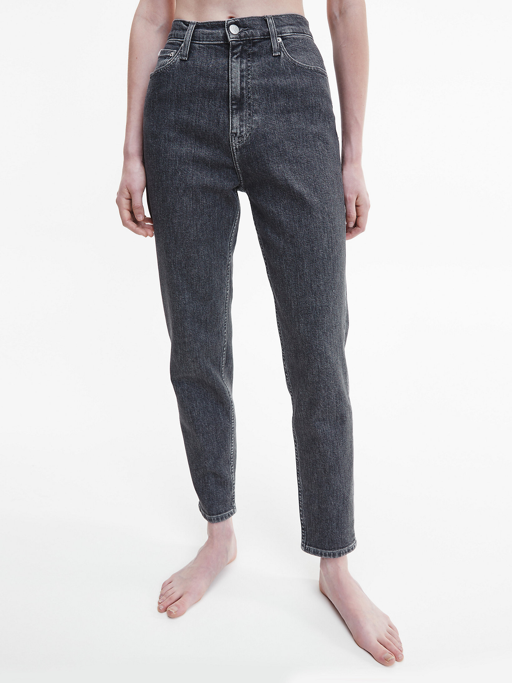 Denim Grey Mom Jeans undefined Damen Calvin Klein