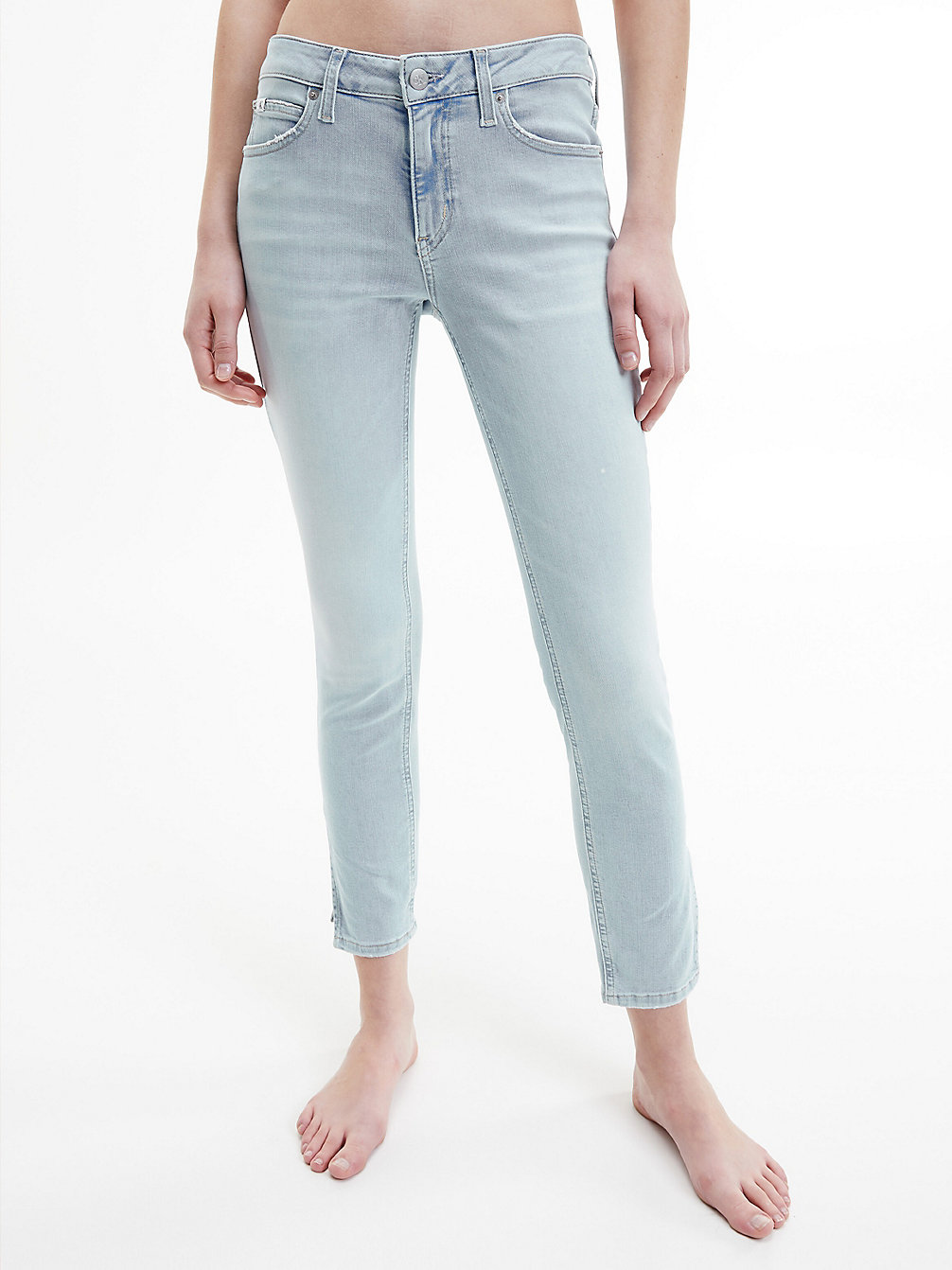 DENIM LIGHT Mid Rise Skinny Ankle Jeans undefined women Calvin Klein