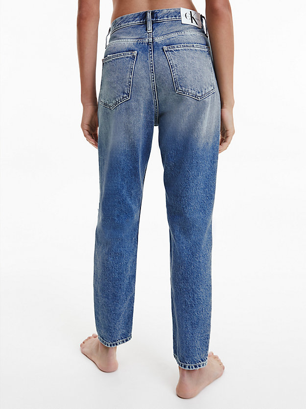 denim medium high rise mom jeans for women calvin klein jeans