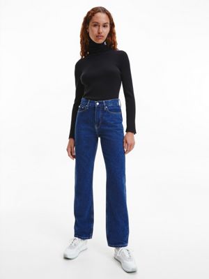 High Rise Straight Jeans Calvin Klein®