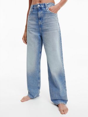 DENIM LIGHT High Rise Relaxed Jeans undefined women Calvin Klein