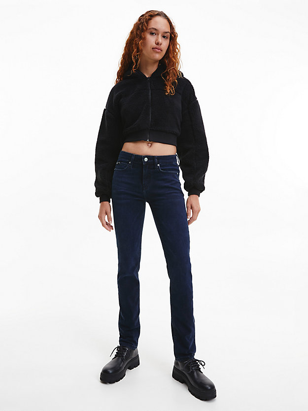 DENIM DARK High Rise Slim Jeans for women CALVIN KLEIN JEANS