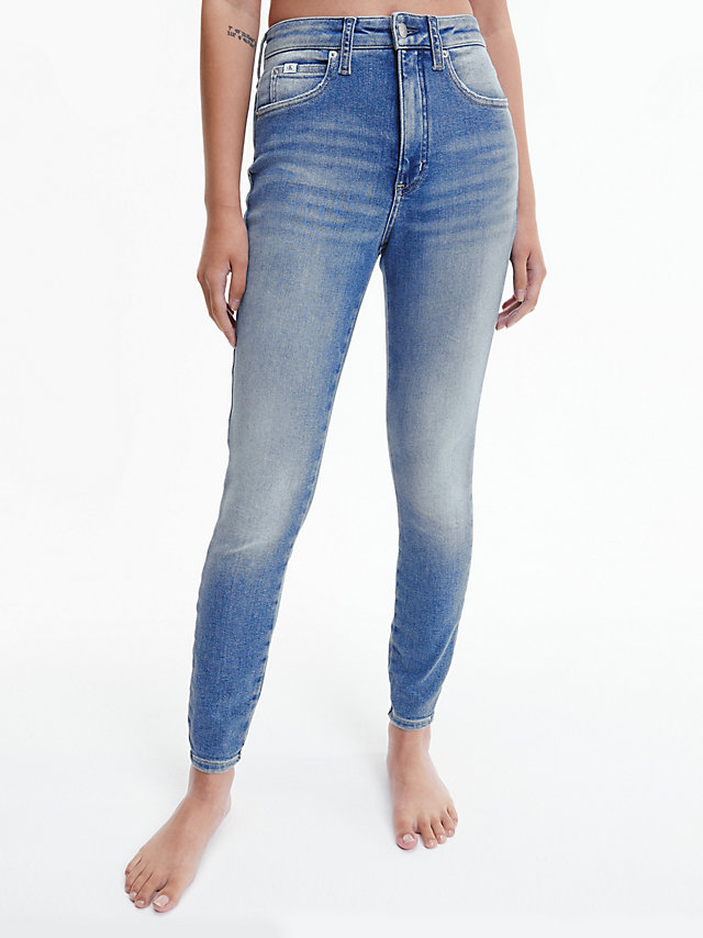 Denim Light High Rise Super Skinny Ankle Jeans undefined women Calvin Klein