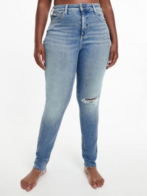 plus size high rise skinny jeans