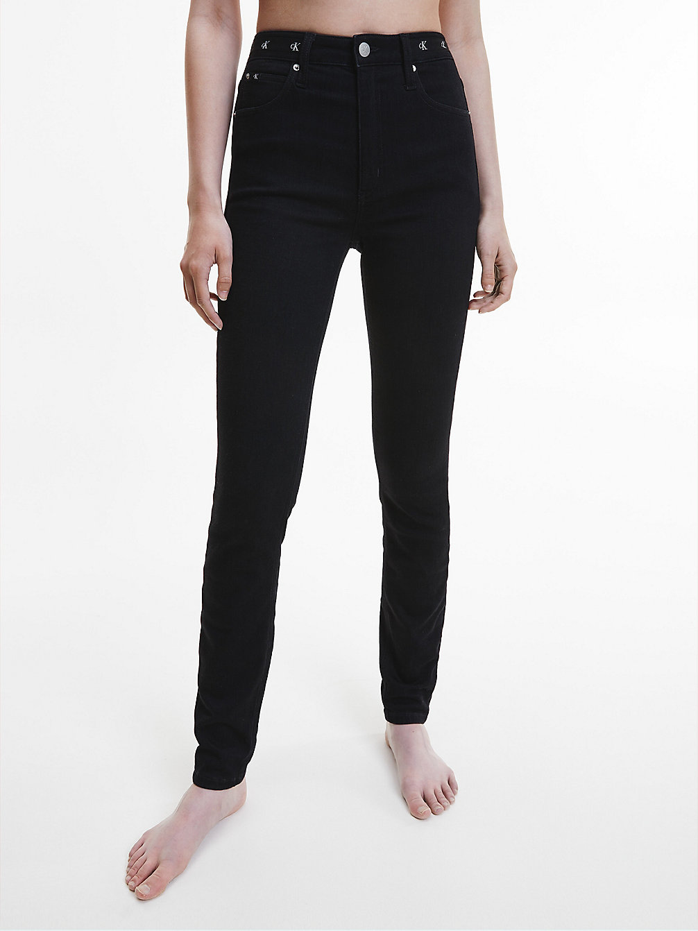 DENIM RINSE High Rise Skinny Jeans undefined dames Calvin Klein