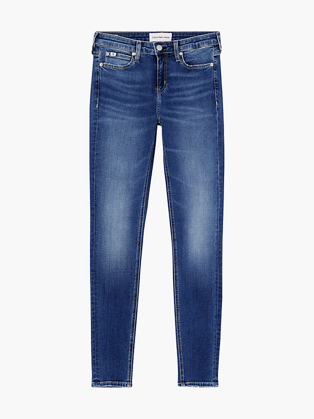 DENIM DARK Mid Rise Skinny Jeans für Damen CALVIN KLEIN JEANS