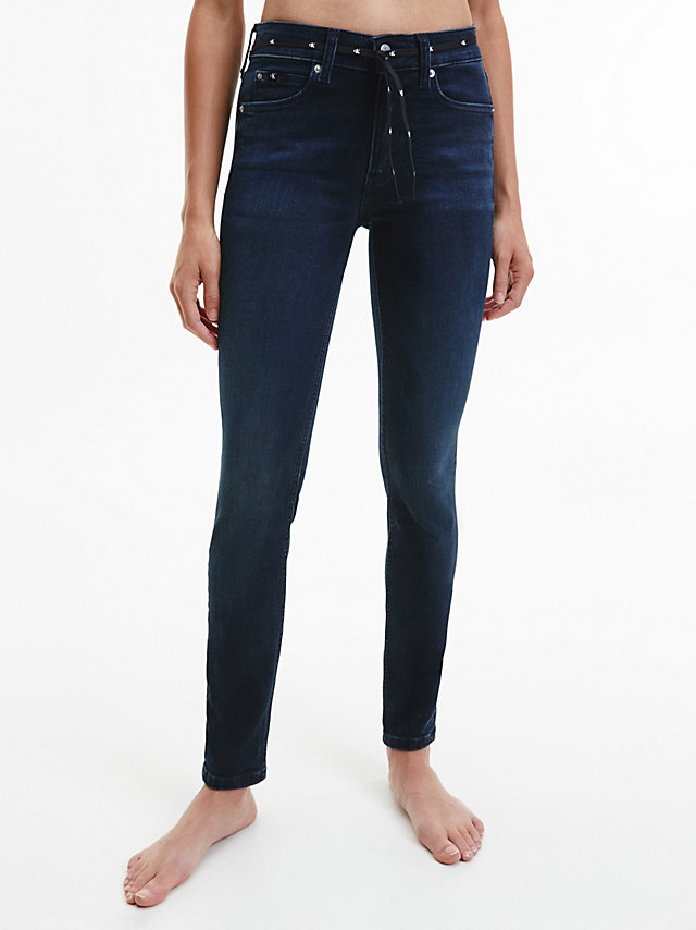 Denim Dark Mid Rise Skinny Jeans undefined women Calvin Klein