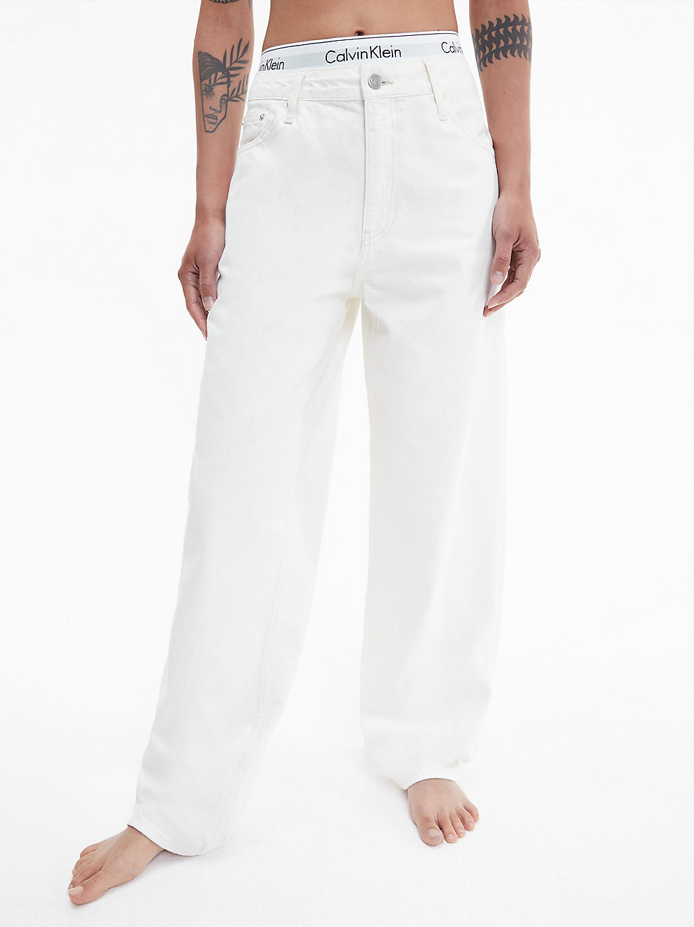 DENIM LIGHT 90's Straight Jeans undefined women Calvin Klein