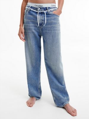 DENIM LIGHT 90's Straight Jeans undefined women Calvin Klein
