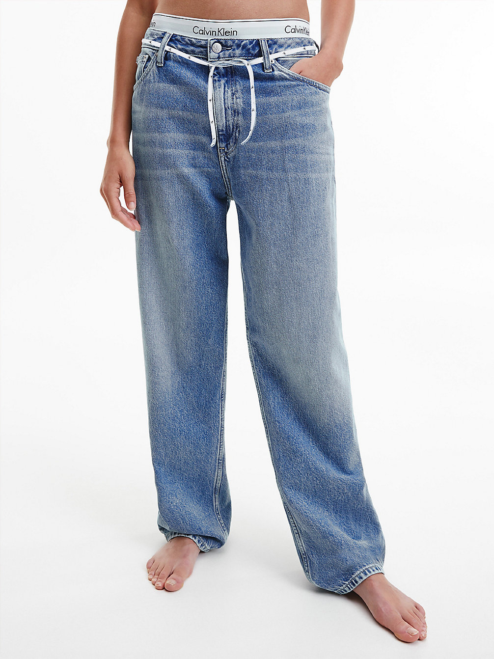 DENIM LIGHT 90's Straight Jeans undefined donna Calvin Klein