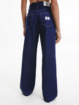 DENIM RINSE High Rise Relaxed Jeans for women CALVIN KLEIN JEANS