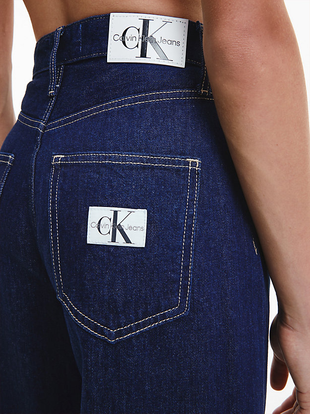 DENIM RINSE High Rise Relaxed Jeans for women CALVIN KLEIN JEANS