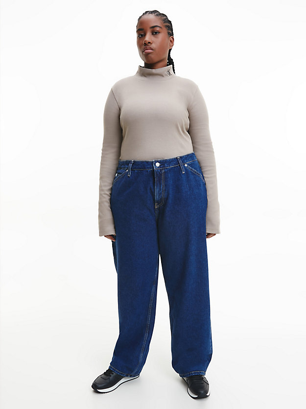 DENIM MEDIUM 90's Straight Utility Jeans for women CALVIN KLEIN JEANS