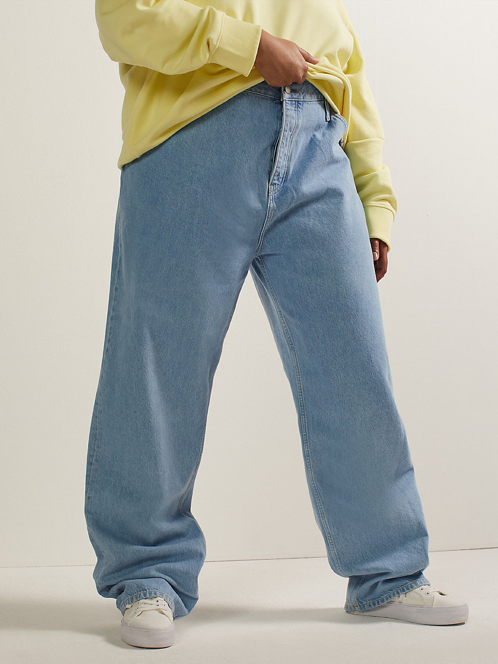 DENIM LIGHT High Rise Baggy Jeans undefined dames Calvin Klein