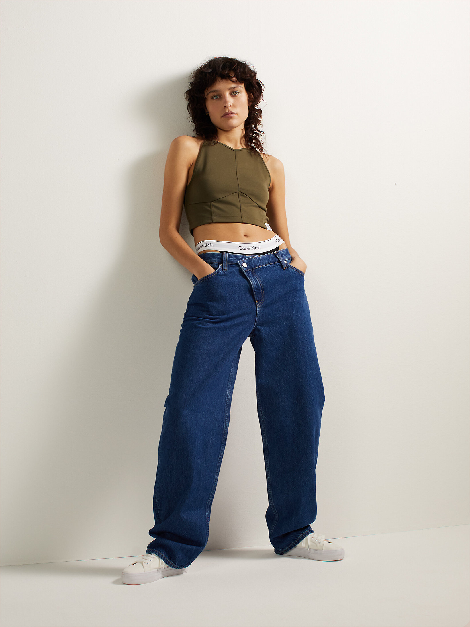Denim Light 90's Straight Jeans undefined women Calvin Klein